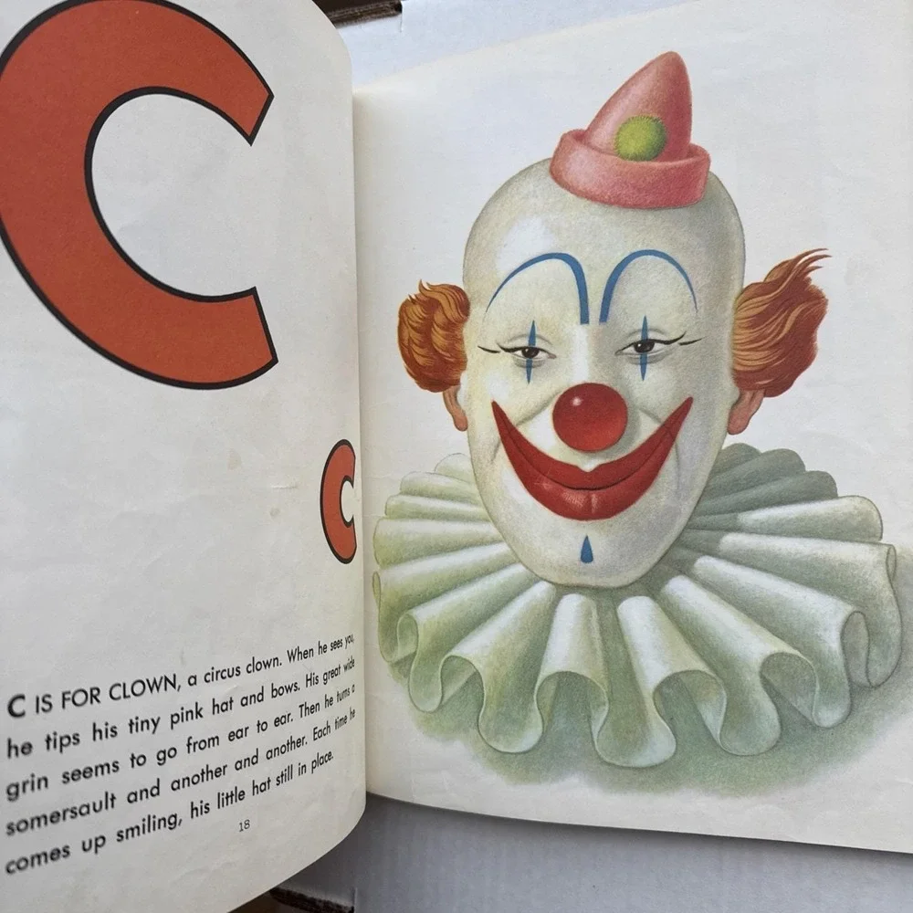 Vintage‎ First ABC: An Educational Picture Book Hardcover XL 9.5